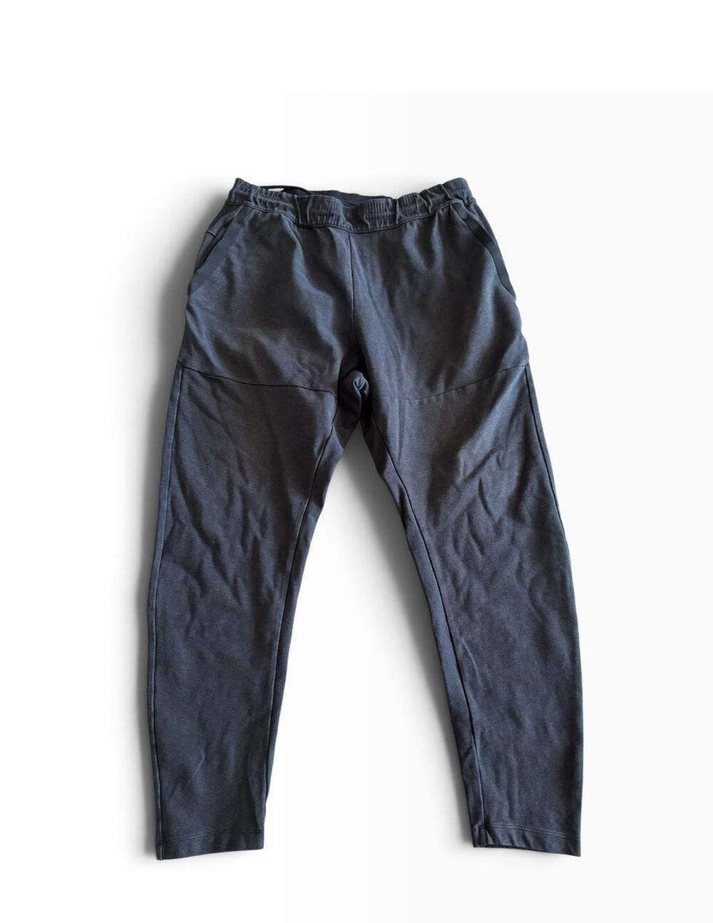 NIKE BLACK/GRAY JOGGERS SIZE LARGE COTTON BLEND